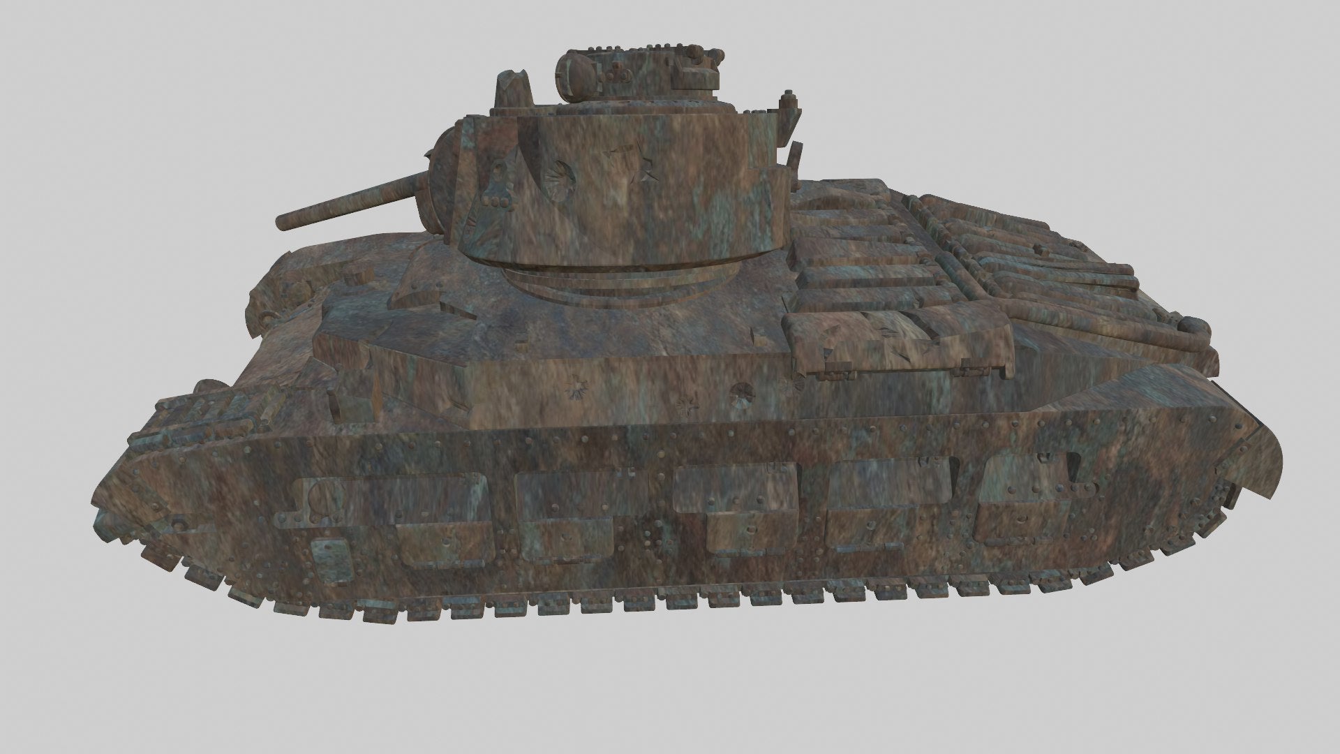 Destroyed Matilda II - A11 Infantry Tank Mark I - UK Army - 28mm Scale -  wargame3d