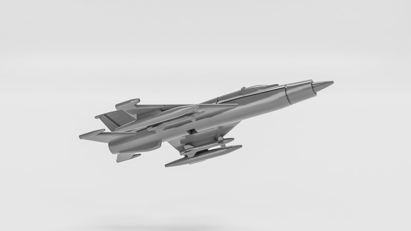 Mikoyan-Gurevich MiG-21 - Cold War Jets and Helicopters - 1/200 Scale - wargame3d