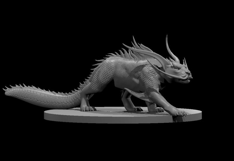 Mishipeshu - DND - Pathfinder - Dungeons & Dragons - RPG - Tabletop - mz4250- Miniature-28mm-1"Scale