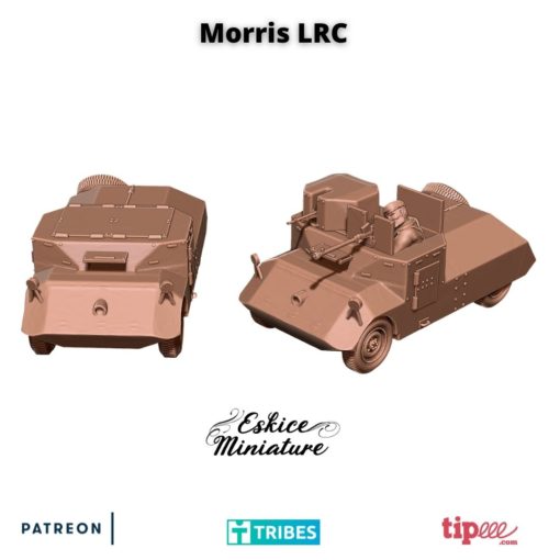 Morris Light Recon Vehicle - Royal Army - 28mm -  Eskice Miniature