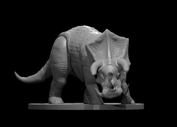 Triceratops - DND - Pathfinder - Dungeons & Dragons - RPG - Tabletop - mz4250- Miniature-28mm-1"Scale