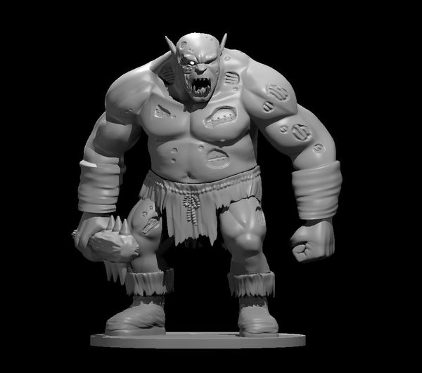 Ogre Cyborg - DND - Pathfinder - Dungeons & Dragons - RPG - Tabletop - mz4250- Miniature-28mm-1"Scale