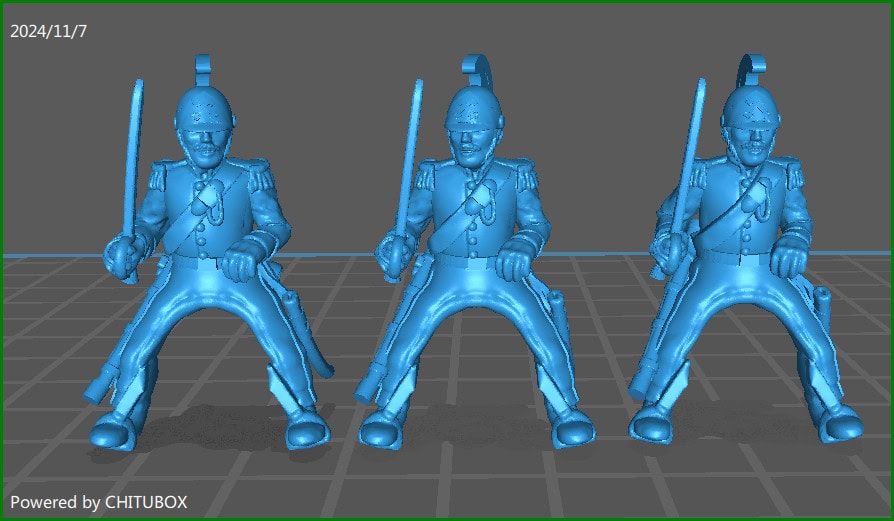 28mm Papal States Dragoons rgt 1848-70 - 6 Minis - MC Minis