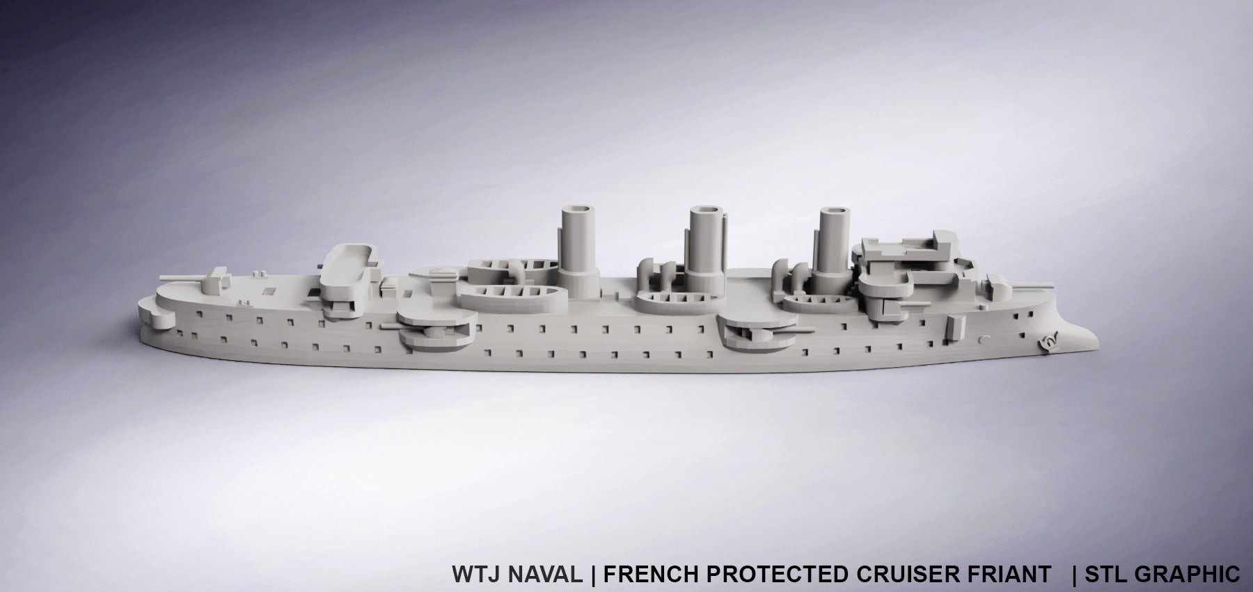 Friant - French  - Pre Dreadnought Era - Wargaming - Axis and Allies - Naval Miniature - Victory at Sea