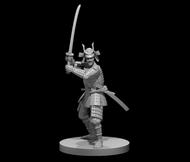 Samurai - DND - Pathfinder - Dungeons & Dragons - RPG - Tabletop - mz4250- Miniature-28mm-1"Scale