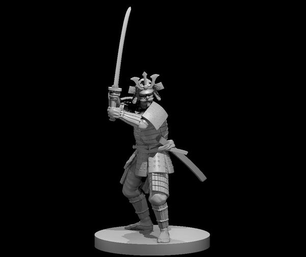 Samurai Melee 3 - DND - Pathfinder - Dungeons & Dragons - RPG - Tabletop - mz4250- Miniature-28mm-1"Scale