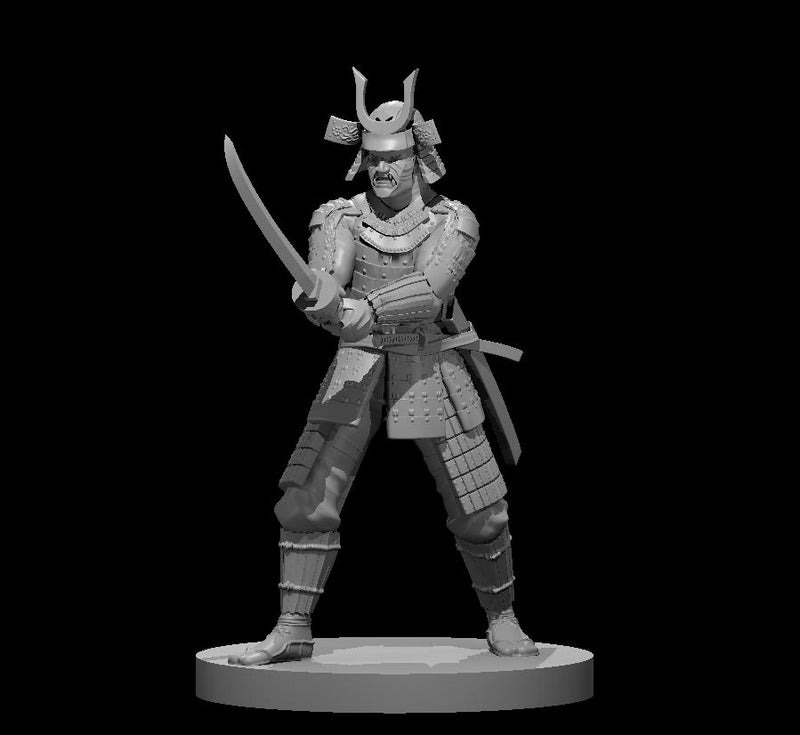 Samurai - DND - Pathfinder - Dungeons & Dragons - RPG - Tabletop - mz4250- Miniature-28mm-1"Scale