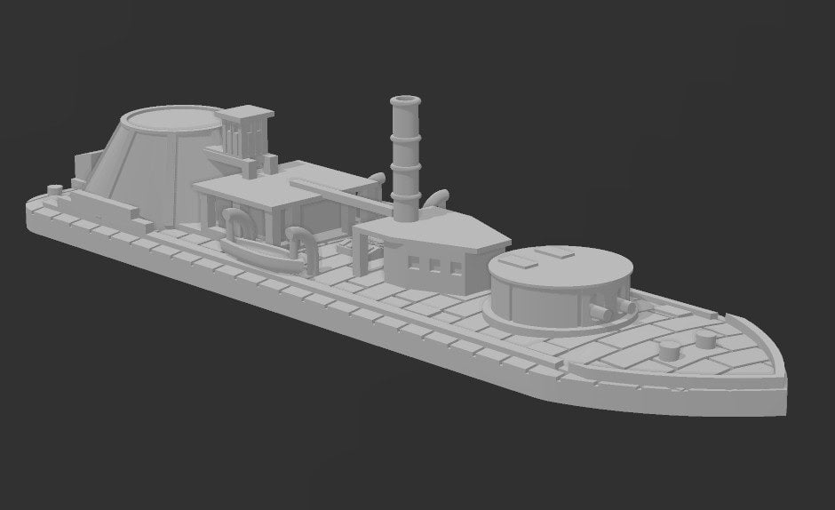 USS Neosho- Union - 1/600 Scale - Ships - Sailboats - Age of Sail