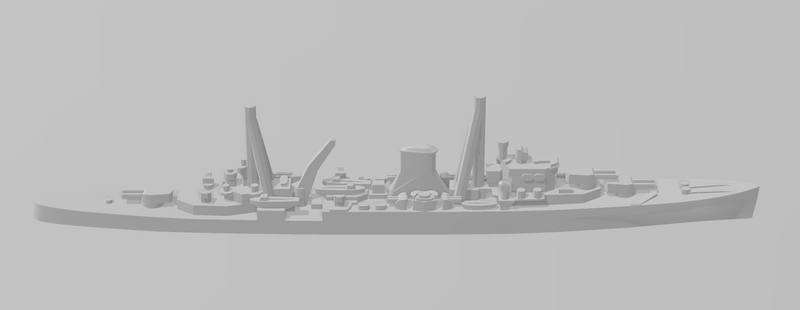 Cruiser - INS Delhi - Indian Navy - Wargaming - Axis and Allies - Naval Miniature -  Warships