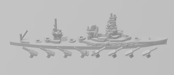 Ise - IJN - Rotating Turret - Wargaming - Naval Miniature