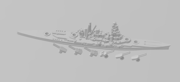 Kongo - IJN - Rotating Turret - Wargaming - Naval Miniature