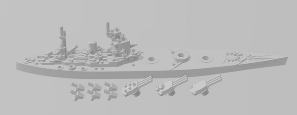 Nelson - Royal UK Navy - Rotating Turret - Wargaming - Naval Miniature