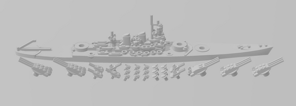Littorio - Italian Navy - Rotating Turret - Wargaming - Naval Miniature