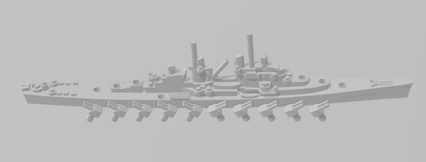 Atlanta - US Navy - Rotating Turret - Wargaming - Naval Miniature