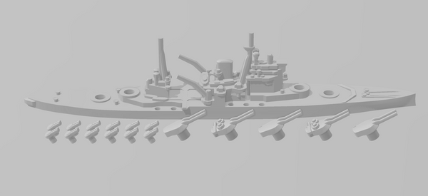 Queen Elizabeth - Royal UK Navy - Rotating Turret - Wargaming - Naval Miniature