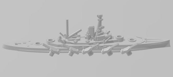 Revenge - Royal UK Navy - Rotating Turret - Wargaming - Naval Miniature