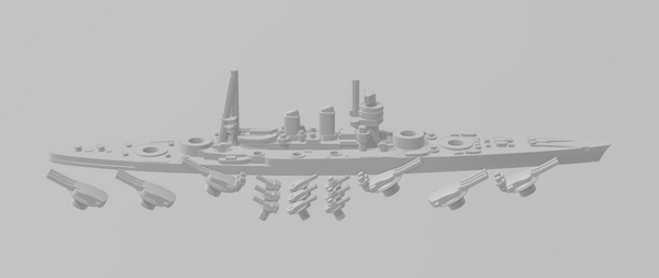 Conte di Cavour - Italian Navy - Rotating Turret - Wargaming - Naval Miniature