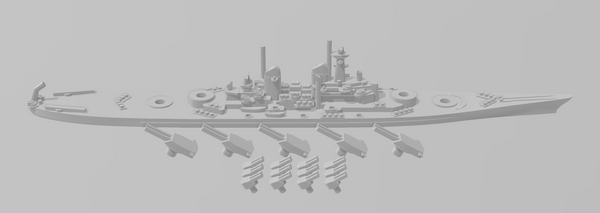 Ohio - US Navy - Rotating Turret - Wargaming - Naval Miniature