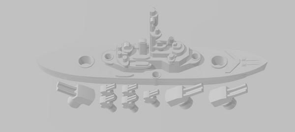 Ilmarinen - Finnish Navy - Rotating Turret - Wargaming - Naval Miniature