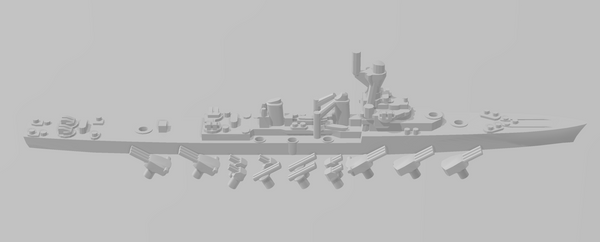 La Galissonniere - French Navy - Rotating Turret - Wargaming - Naval Miniature