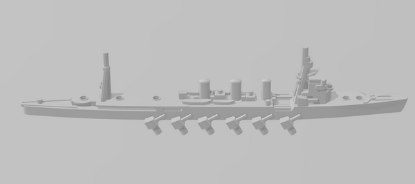 Nagara - IJN - Rotating Turret - Wargaming - Naval Miniature