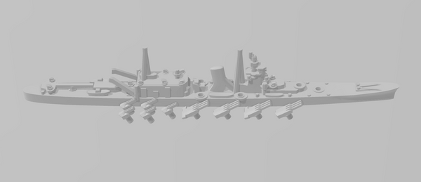 Oyodo - IJN - Rotating Turret - Wargaming - Naval Miniature