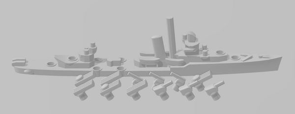 Bagley - USN - Rotating Turret - Wargaming - Naval Miniature