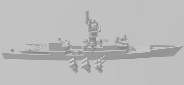Knox - USN - Rotating Turret - Wargaming - Naval Miniature