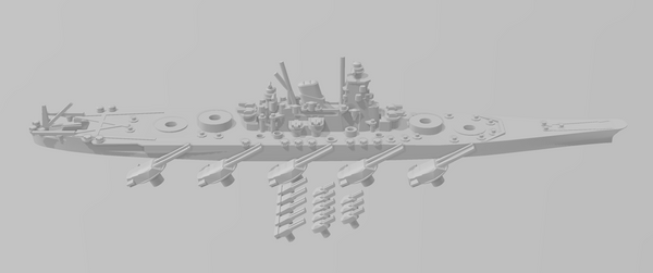 A-150 - V2 - IJN - Rotating Turret - Wargaming - Naval Miniature
