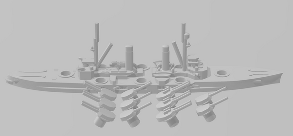 Satsuma - IJN - Rotating Turret - Wargaming - Naval Miniature