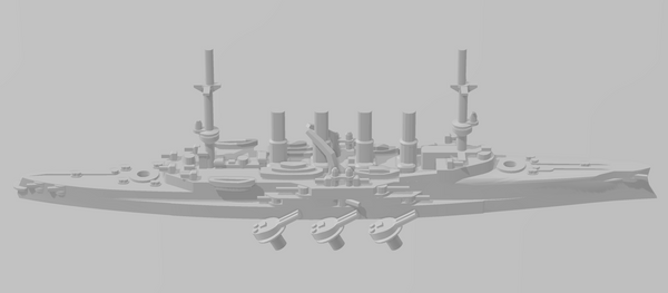 Scharnhorst - German Navy - Rotating Turret - Wargaming - Naval Miniature