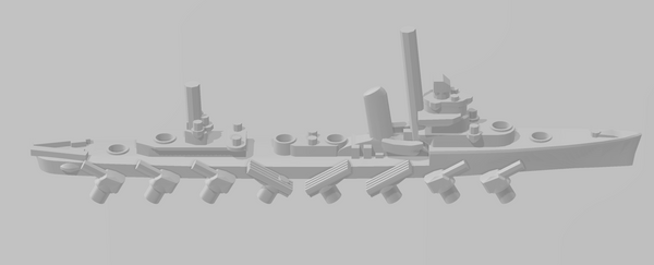 Sims - USN - Rotating Turret - Wargaming - Naval Miniature
