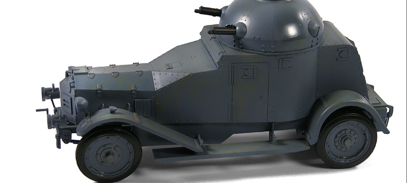 Vickers Crossley Armored Car - UK - Bolt Action - wargame3d - 28mm Scale