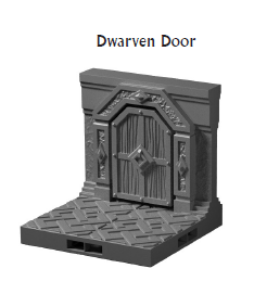 Dwarven Doors - 28 mm / 1" - DragonLock - DND - Pathfinder - RPG - Dungeon & Dragons - Terrain - Fat Dragon Games