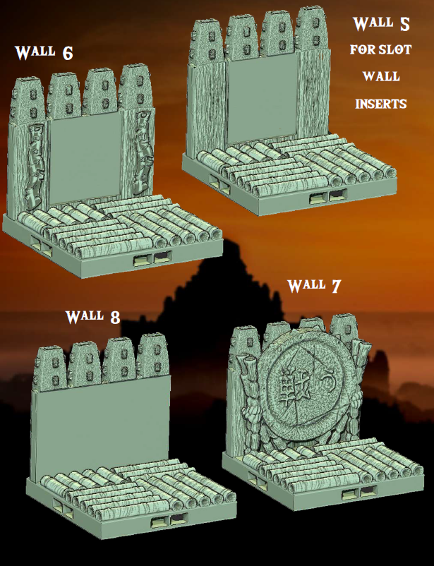 Kingdoms Bamboo Part 2 - Pathfinder - Dungeons & Dragons - RPG - Tabletop-Terrain - 28 mm / 1"- Aether Studios