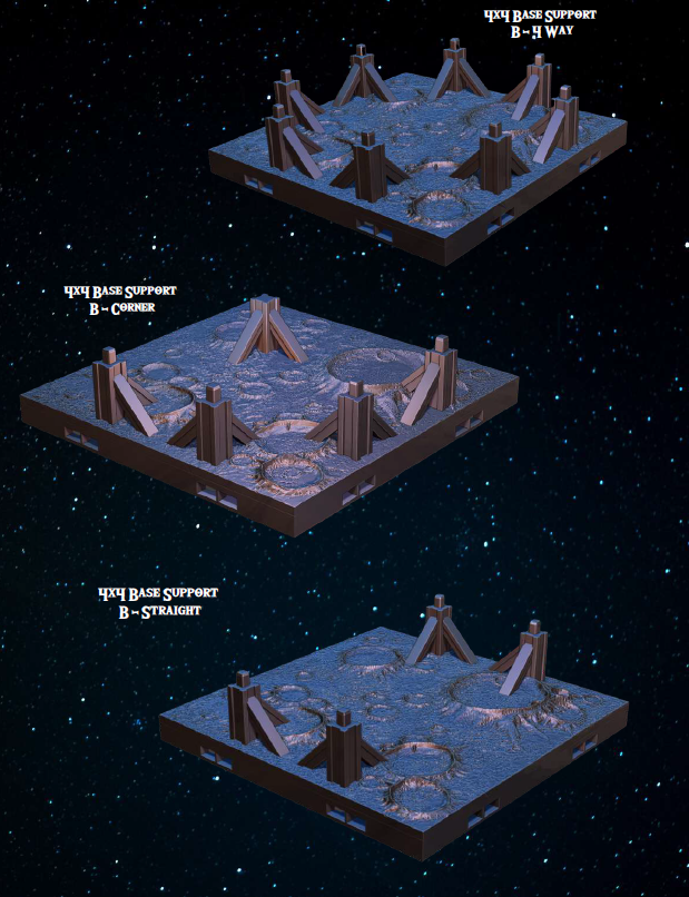 Moonbase Part 1 - Pathfinder - Dungeons & Dragons - RPG - Tabletop-Terrain - 28 mm / 1"- Aether Studios