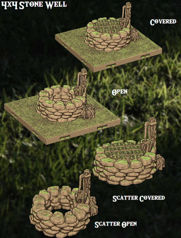 Peaceful Farm Part 3 - Pathfinder - Dungeons & Dragons - RPG - Tabletop-Terrain - 28 mm / 1"- Aether Studios