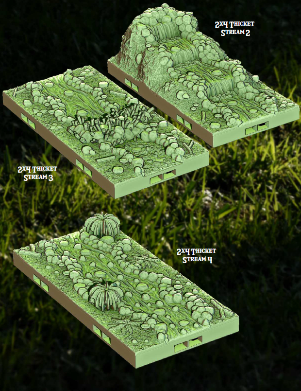 Peaceful Thicket Part 2 - Pathfinder - Dungeons & Dragons - RPG - Tabletop-Terrain - 28 mm / 1"- Aether Studios