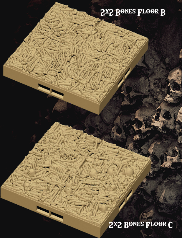 Catacombs Set 1 - Pathfinder - Dungeons & Dragons - RPG - Tabletop-Terrain - 28 mm / 1"- Aether Studios