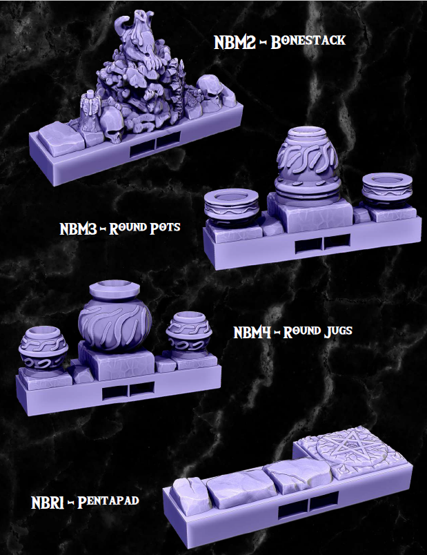 Clip on Nano Dungeon Part 3 - Pathfinder - Dungeons & Dragons - RPG - Tabletop-Terrain - 28 mm / 1"- Aether Studios