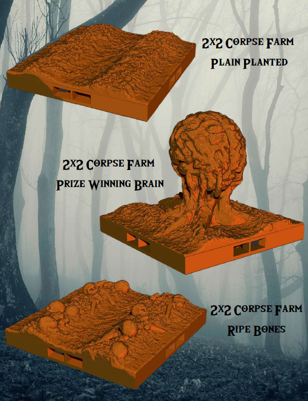 Corpse Farm - Pathfinder - Dungeons & Dragons - RPG - Tabletop-Terrain - 28 mm / 1"- Aether Studios