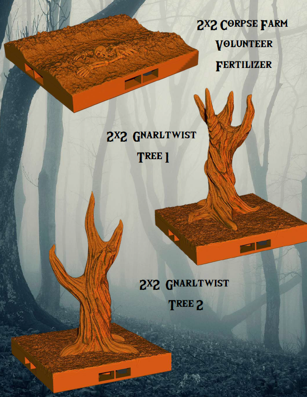 Corpse Farm - Pathfinder - Dungeons & Dragons - RPG - Tabletop-Terrain - 28 mm / 1"- Aether Studios