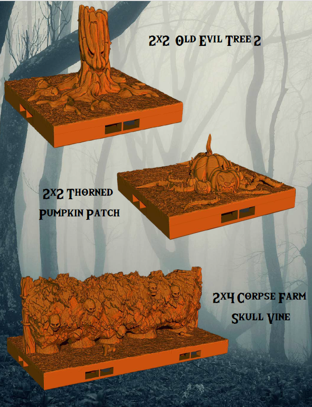 Corpse Farm - Pathfinder - Dungeons & Dragons - RPG - Tabletop-Terrain - 28 mm / 1"- Aether Studios