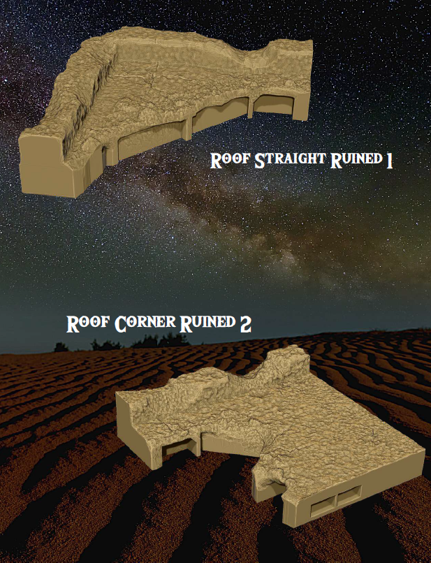 Deserts Old Damascus Palace Part 3 - Pathfinder - Dungeons & Dragons - RPG - Tabletop-Terrain - 28 mm / 1"- Aether Studios