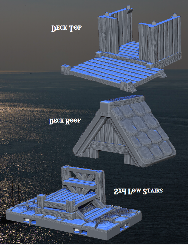 Dockyards The Wreck of St. Jeros - Pathfinder - Dungeons & Dragons - RPG - Tabletop-Terrain - 28 mm / 1"- Aether Studios