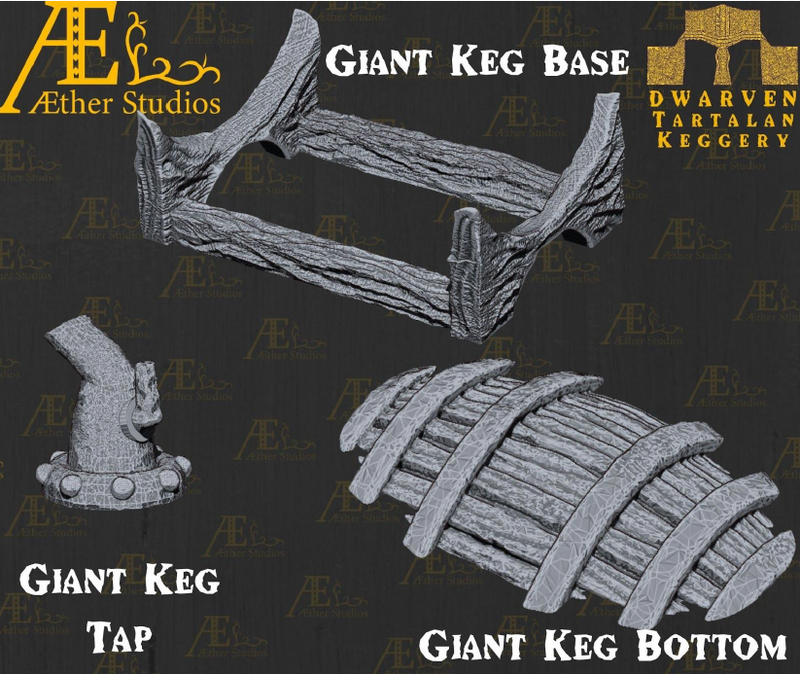 Dwarven Holds Tartalans' Keggary - Pathfinder - Dungeons & Dragons - RPG - Tabletop-Terrain - 28 mm / 1"- Aether Studios