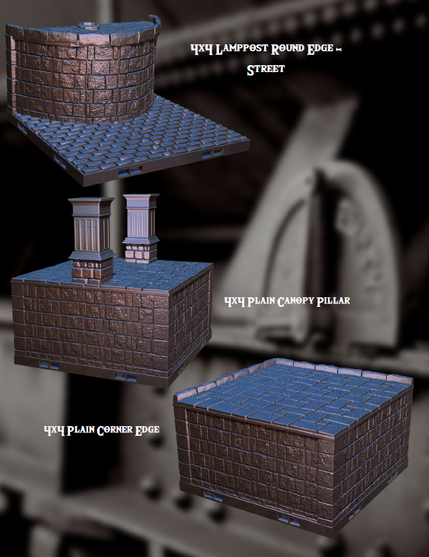 Electro Rail Ridivi Station - Pathfinder - Dungeons & Dragons - RPG - Tabletop-Terrain - 28 mm / 1"- Aether Studios