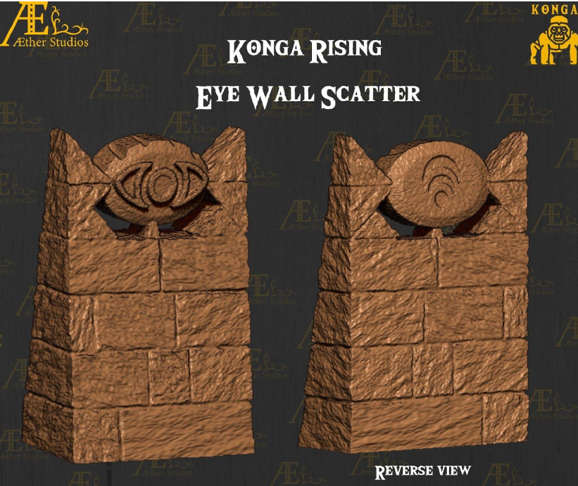 Konga Set 2 - Pathfinder - Dungeons & Dragons - RPG - Tabletop-Terrain - 28 mm / 1"- Aether Studios