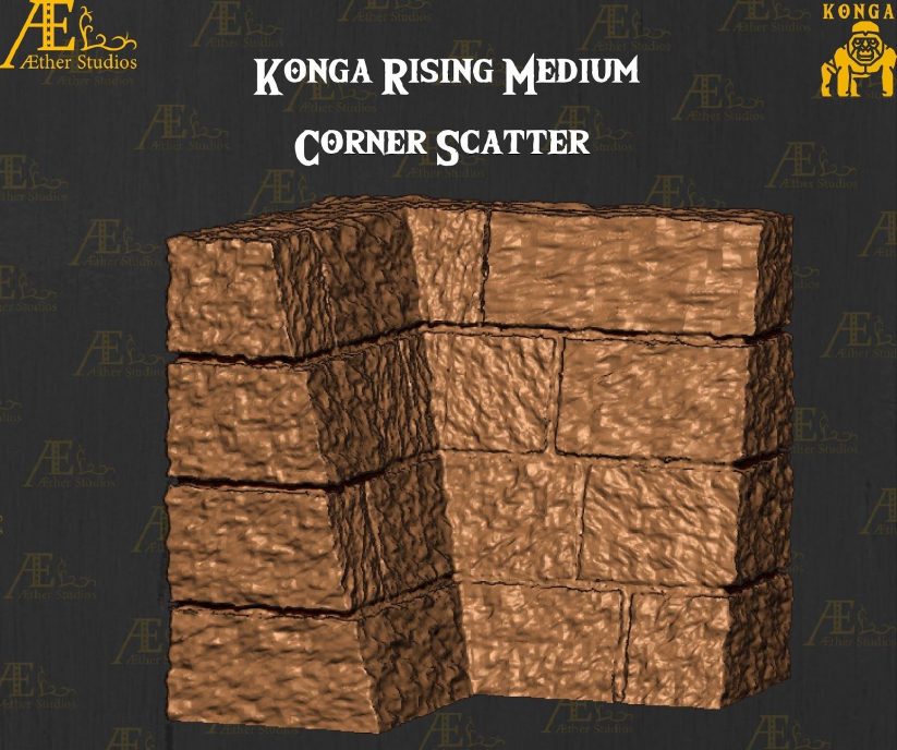 Konga Set 2 - Pathfinder - Dungeons & Dragons - RPG - Tabletop-Terrain - 28 mm / 1"- Aether Studios