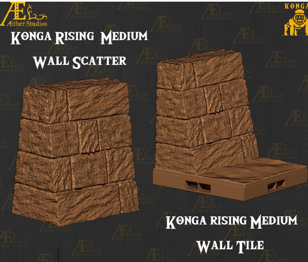 Konga Set 2 - Pathfinder - Dungeons & Dragons - RPG - Tabletop-Terrain - 28 mm / 1"- Aether Studios